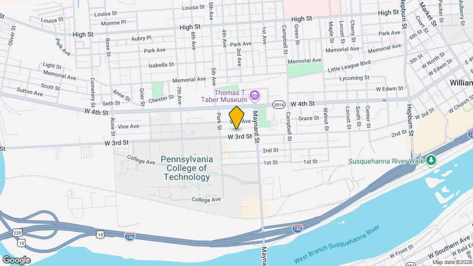 936 W 3rd St, Unit 936 West Third Street Map and Location Details