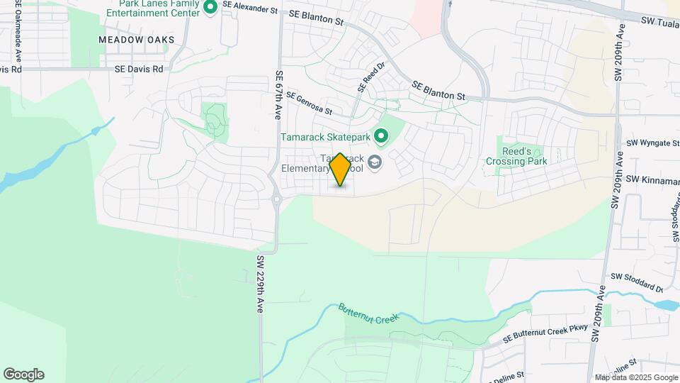 7016 SE Frasier Ln Map and Location Details