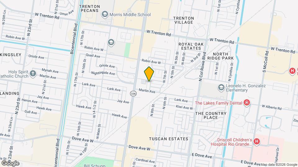 6513 N 8th St, Unit A Mapa y Detalles de la Ubicación