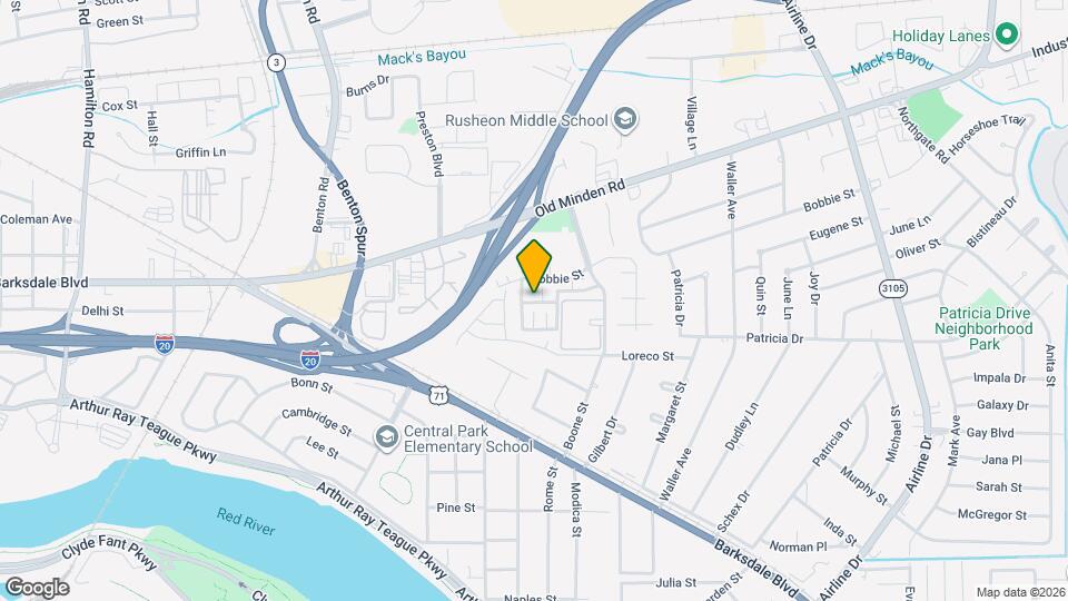 203 Bourbon St Mapa y Detalles de la Ubicación