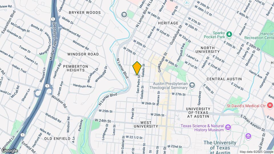 2808 San Pedro St Map and Location Details
