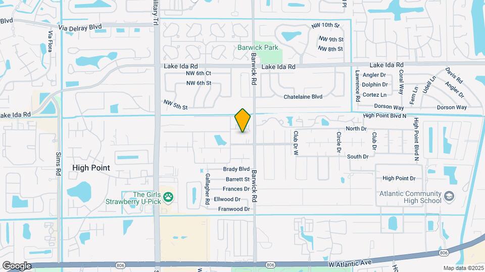 4550 NW 3rd Ct Map and Location Details