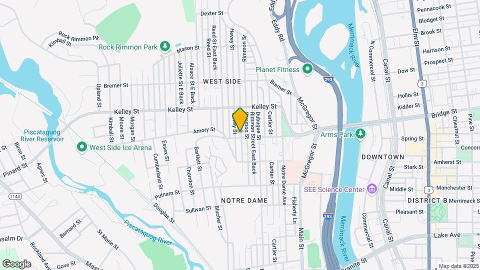 227 Amory St Map and Location Details