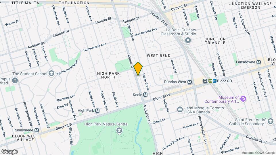 85-87 Keele St Map and Location Details