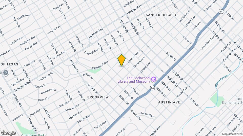 2909 Gorman Ave Map and Location Details