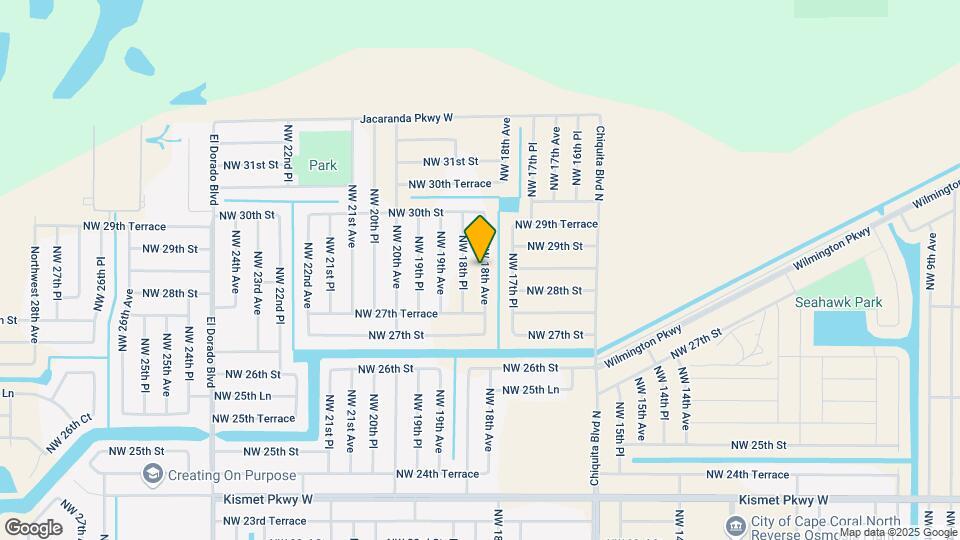 2822 NW 18th Ave Map and Location Details
