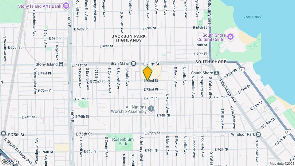 2021 E 72nd St Map and Location Details