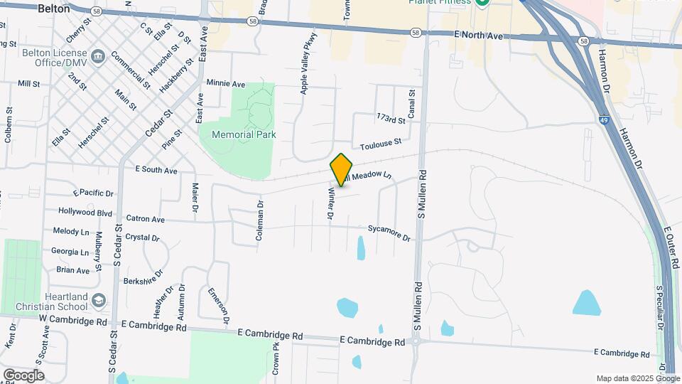 1003 Woodland Dr Map and Location Details