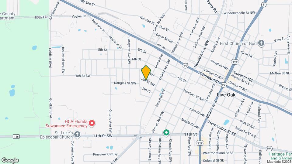 835 8th St SW Map and Location Details