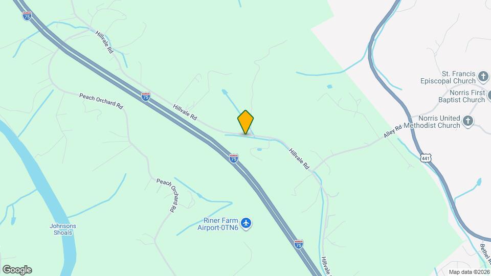 805 Hillvale Rd Map and Location Details