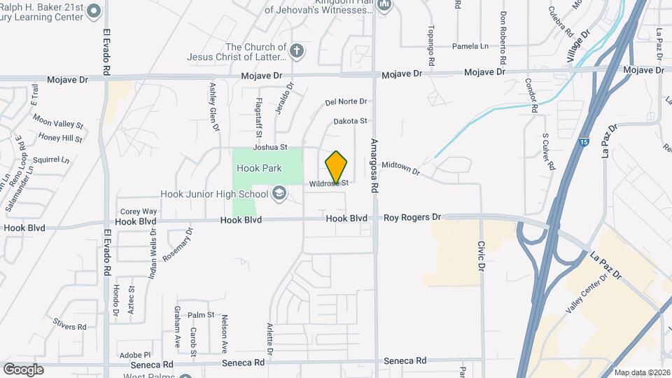 15171 Wildrose St Map and Location Details