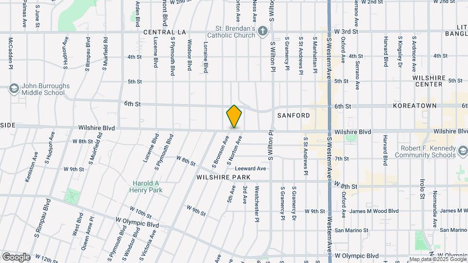 4123 Wilshire Blvd Map and Location Details