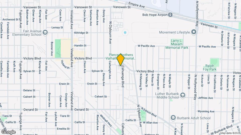 6317 Cahuenga Blvd, Unit 1 Map and Location Details