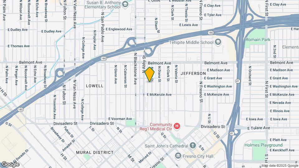 353 N Effie St Mapa y Detalles de la Ubicación