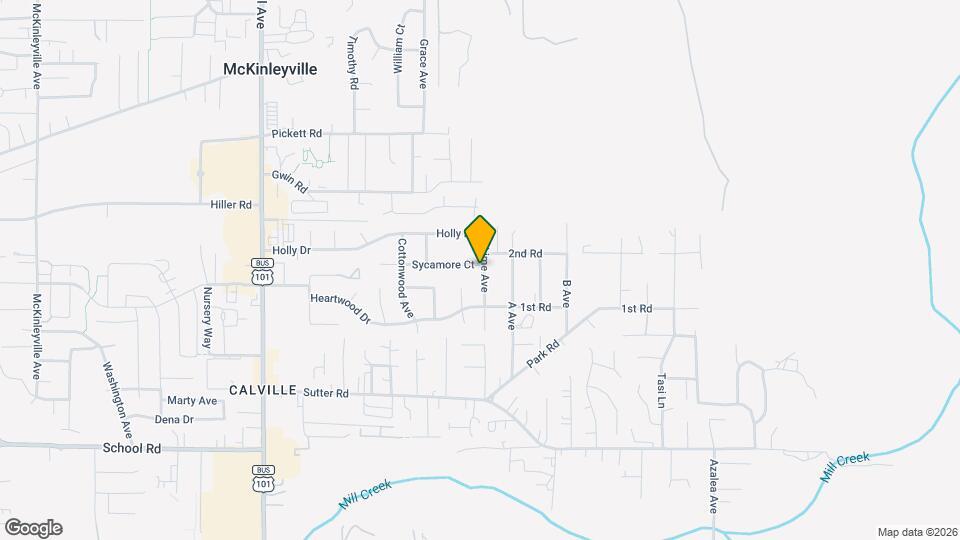 1990 Sycamore Ct Map and Location Details