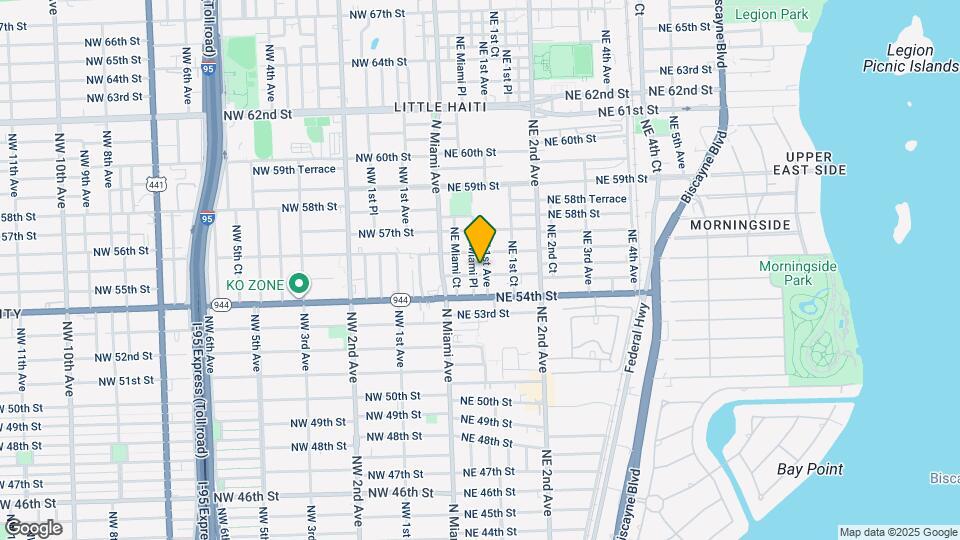 85 NE 55th St Map and Location Details