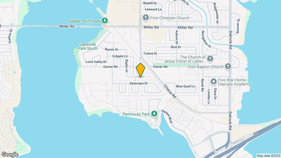 7402 Amherst Dr Map and Location Details