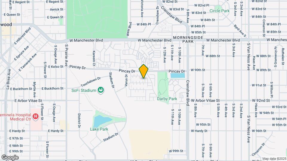 3611 Scribner Ln Map and Location Details