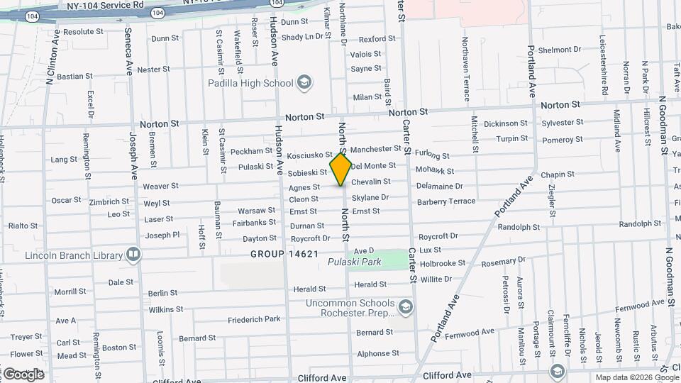1317-1319 North St Map and Location Details