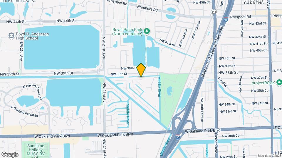 Oakland Park Villas Mapa y Detalles de la Ubicación