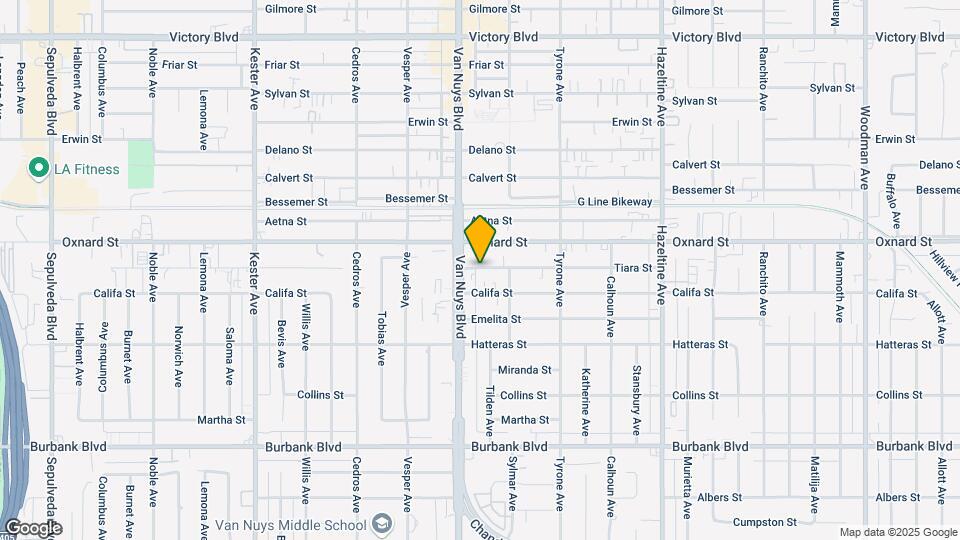 14436 Tiara St Map and Location Details