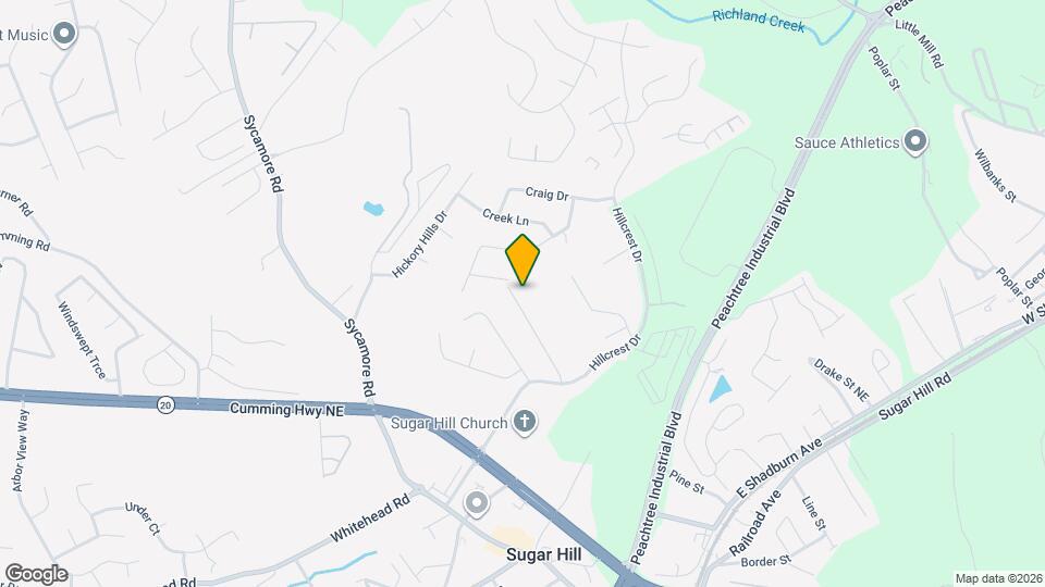 5255 Sugar Crest Dr Map and Location Details