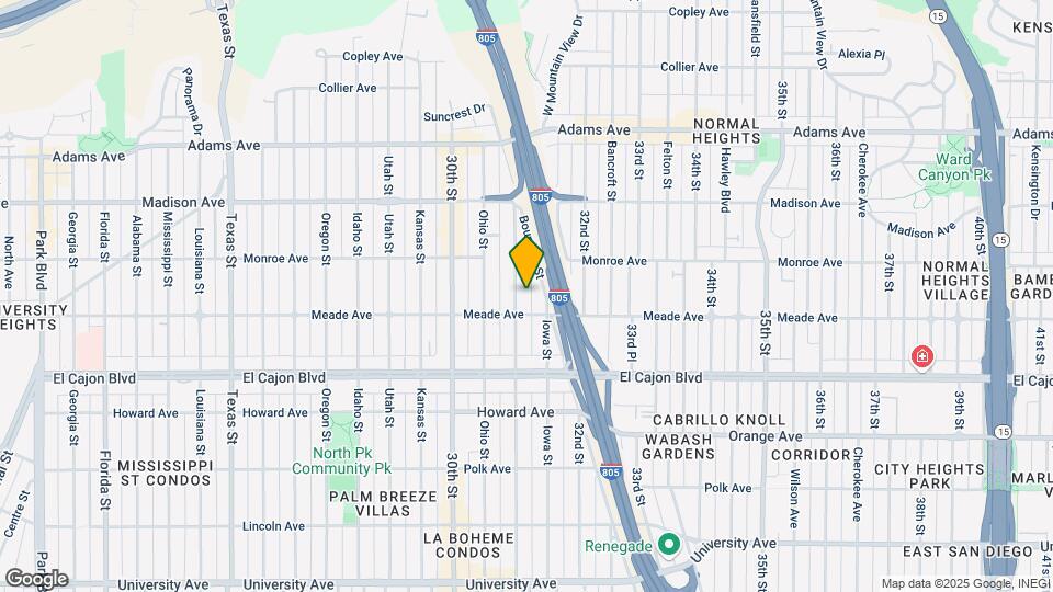 4425-4431 Illinois St Map and Location Details