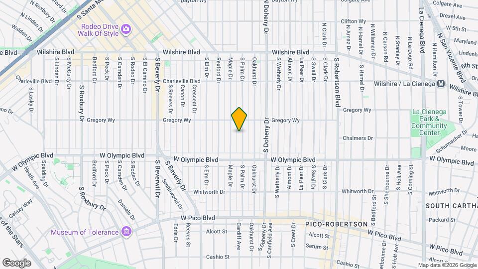 325 S Palm Dr, Unit 1 Map and Location Details