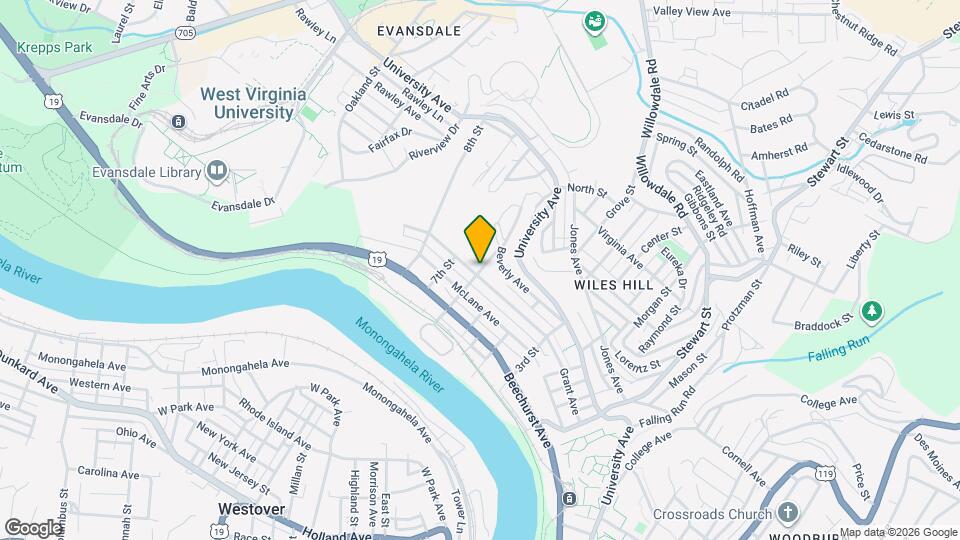 600 Grant Ave, Unit B Mapa y Detalles de la Ubicación