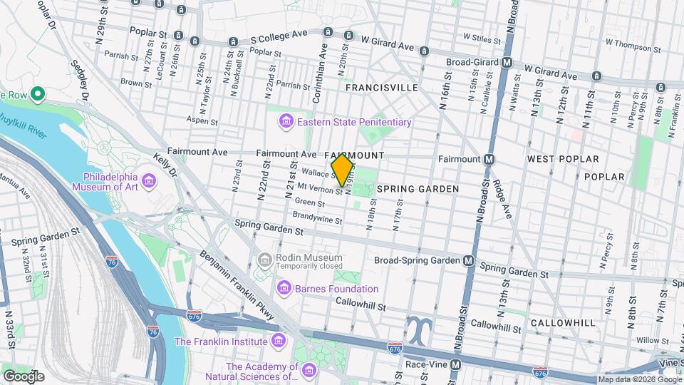 1919 Mt Vernon St Map and Location Details