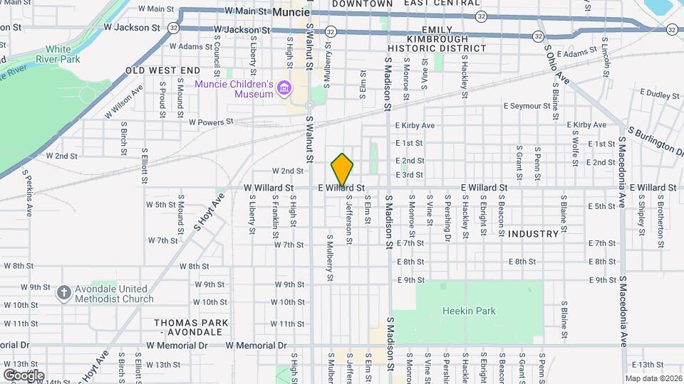 219 E Willard St Mapa y Detalles de la Ubicación