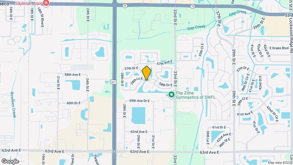 3027 58th Terrace E Map and Location Details