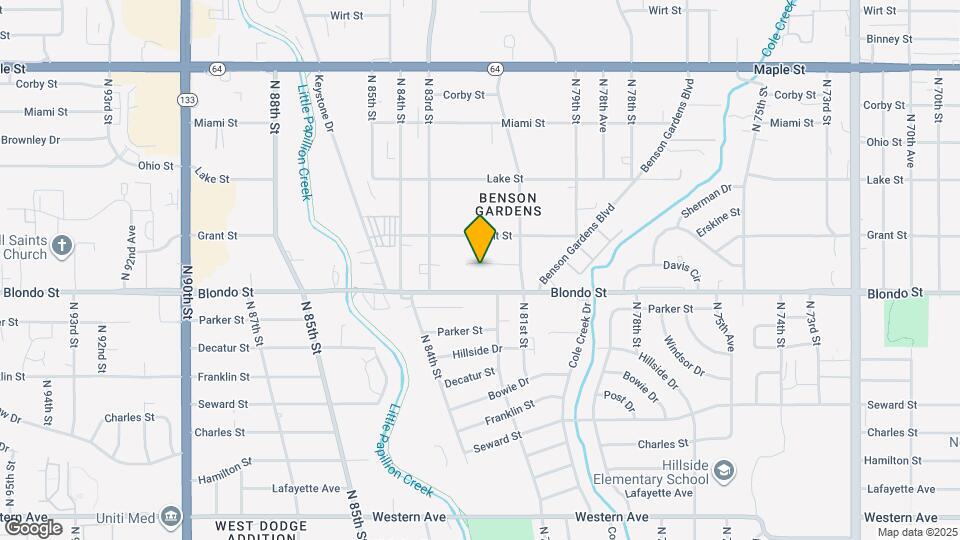 8147 Burdette St Map and Location Details