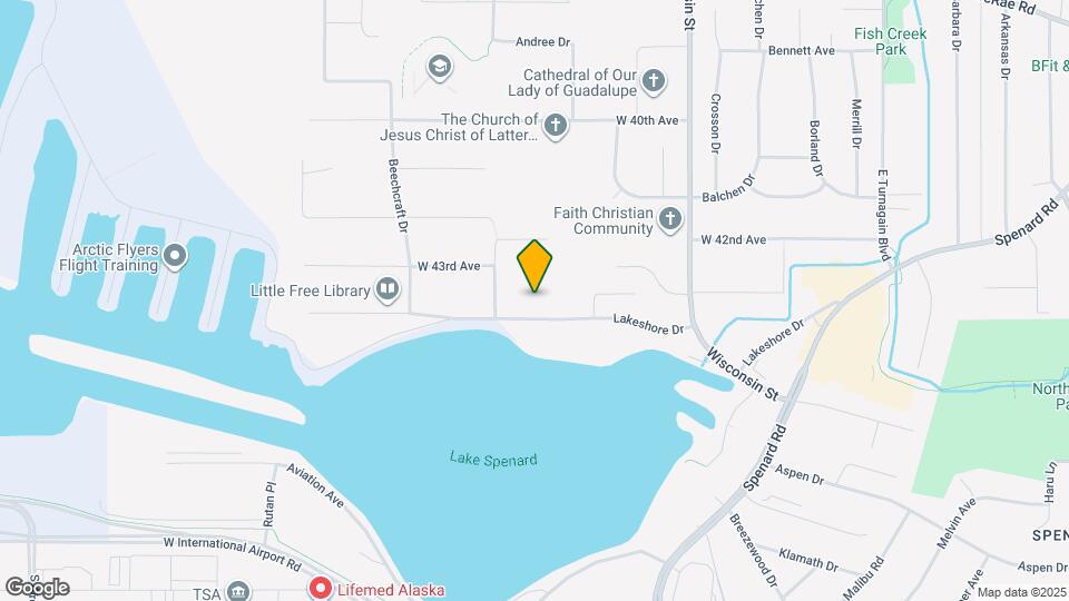 3403 Lakeshore Dr Map and Location Details