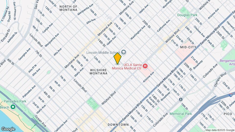 1047 Euclid St Mapa y Detalles de la Ubicación