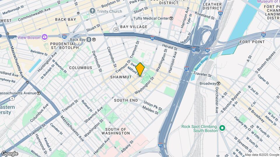 262 Shawmut Ave, Unit 3 Map and Location Details