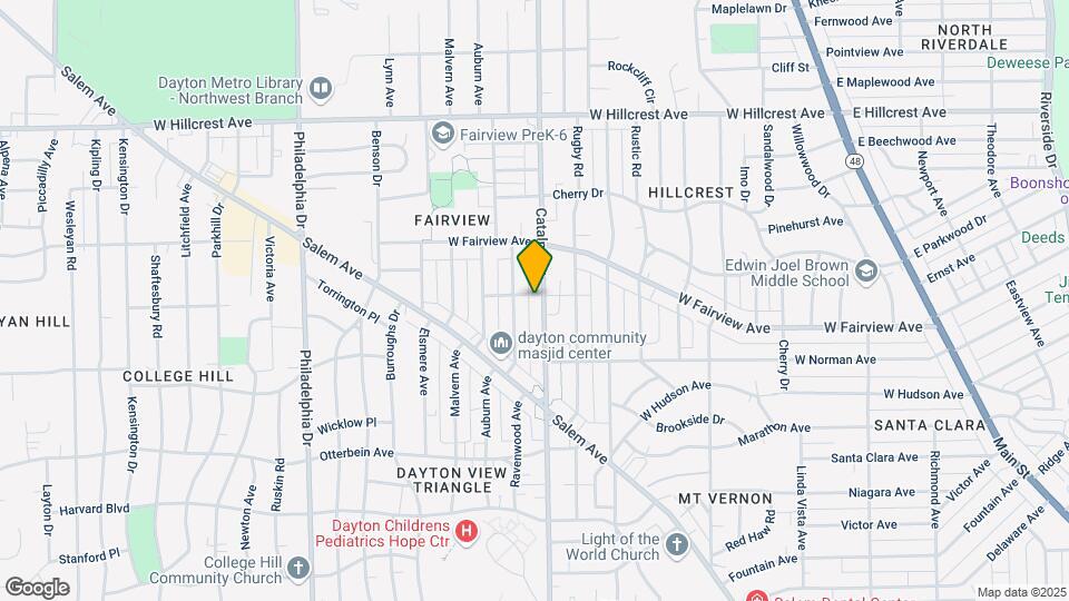 2061 Catalpa Dr Map and Location Details