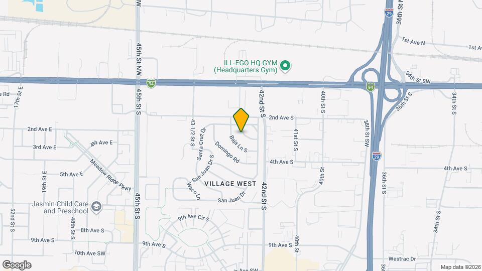 4452 La Casa Way Map and Location Details