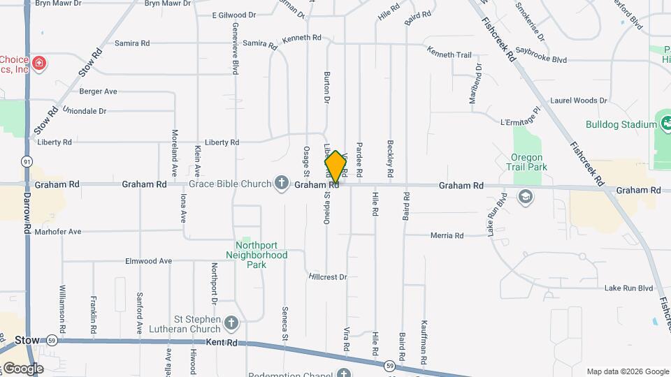 2566 Graham Rd Map and Location Details