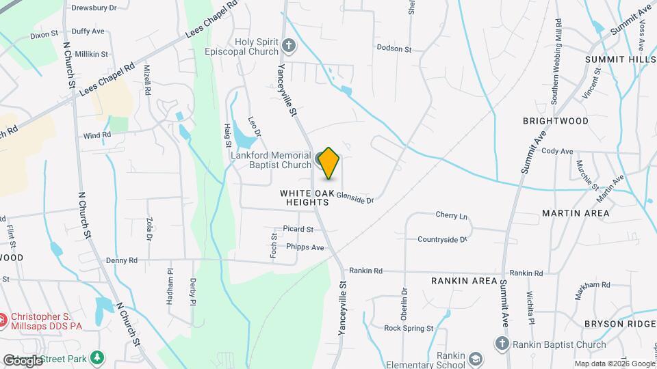 1405 Glenside Dr Map and Location Details