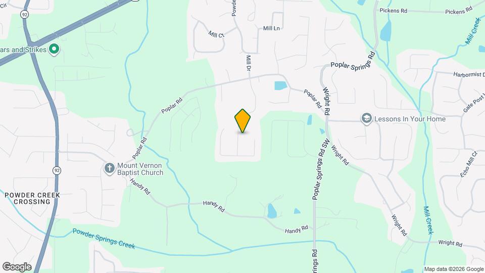 321 Spring Ridge Dr Map and Location Details