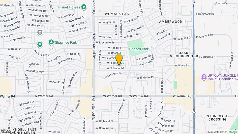 728 W El Prado Rd Map and Location Details