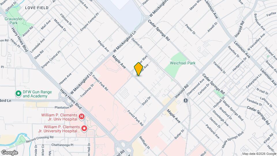 Meridian Medical District Mapa y Detalles de la Ubicación