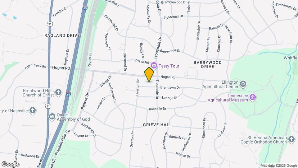 512 Brentlawn Dr Map and Location Details