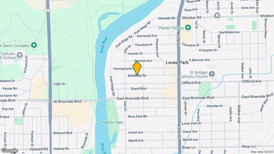 225 Belteberg Rd Map and Location Details