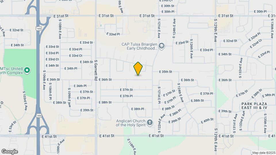 11841 E 36th St Map and Location Details