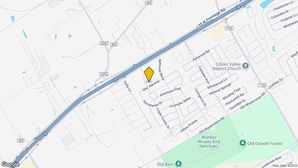 2605 War Admiral Map and Location Details