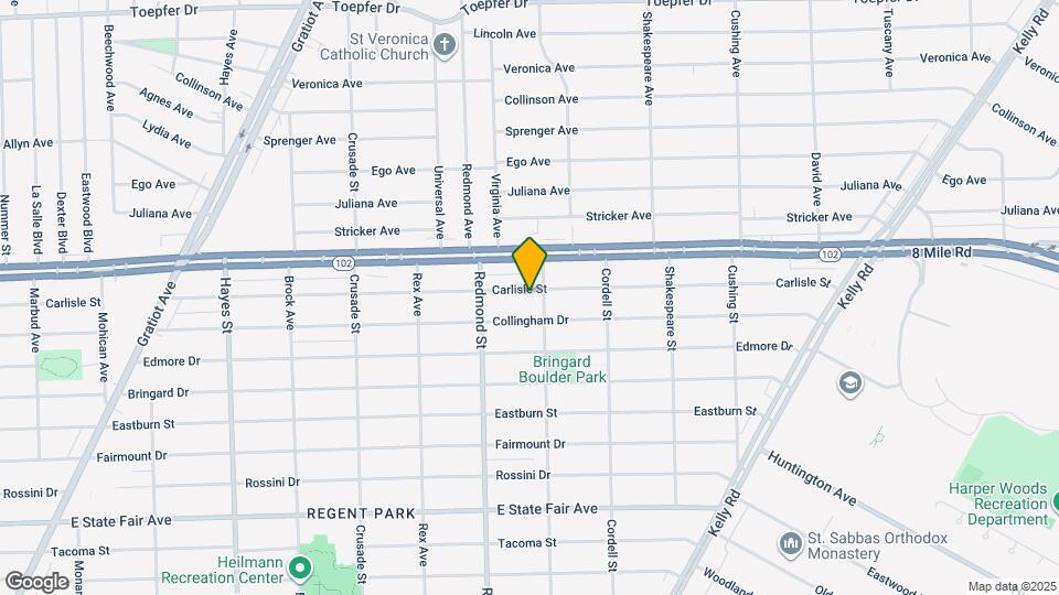 16086 Carlisle Dr Map and Location Details