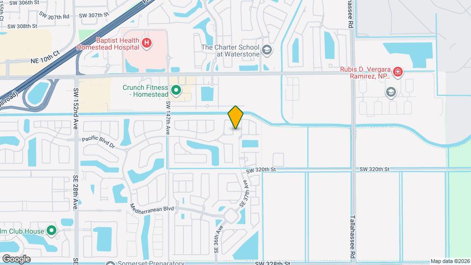 349 NE 36th Terrace Map and Location Details