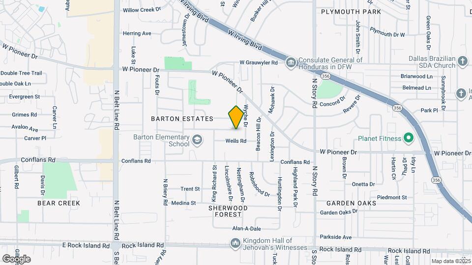 2816 Pritchett Dr Map and Location Details